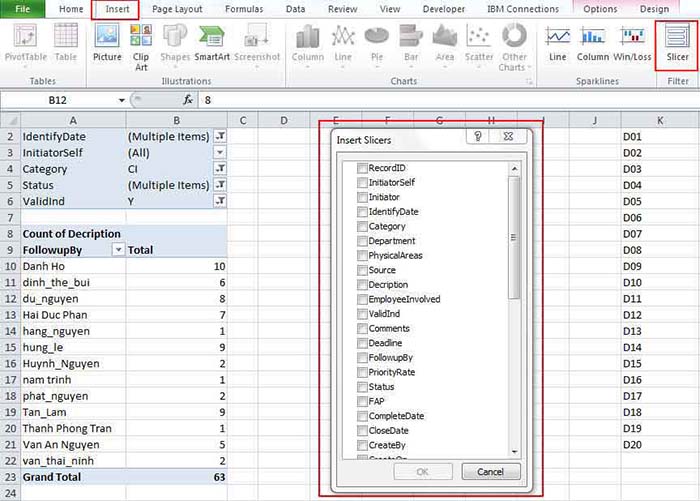 pivot table trong excel 3