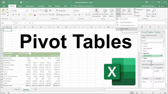 pivot table trong excel