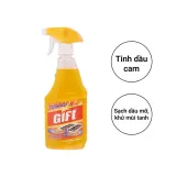 Nước lau bếp orange power tinh dầu cam Gift chai 540ml