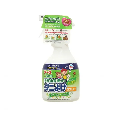 Xịt khử mùi ngừa con mạt bụi trên vải Taha 350ml