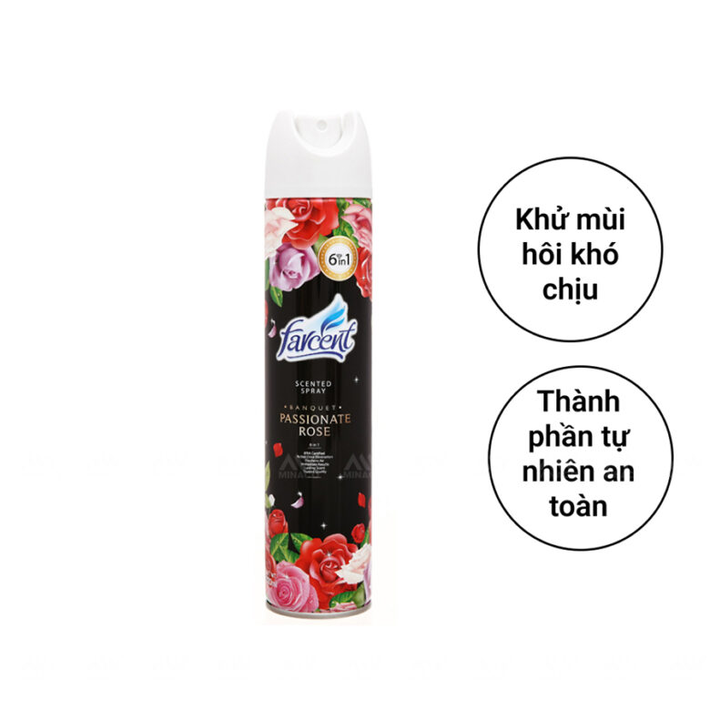 Xịt-Phòng-Farcent-Hương-Hoa-Hồng-320Ml