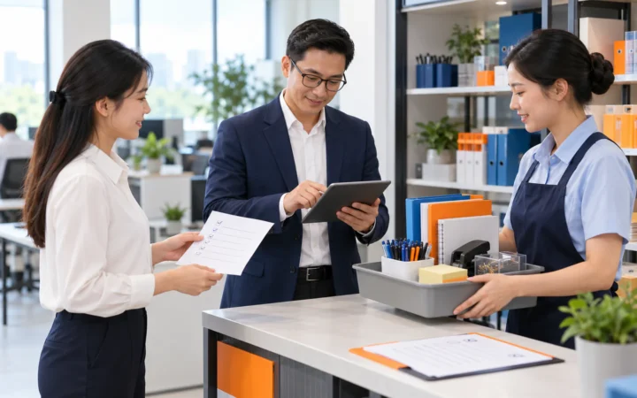 Quy trình đề nghị duyệt và cấp phát văn phòng phẩm trong doanh nghiệp